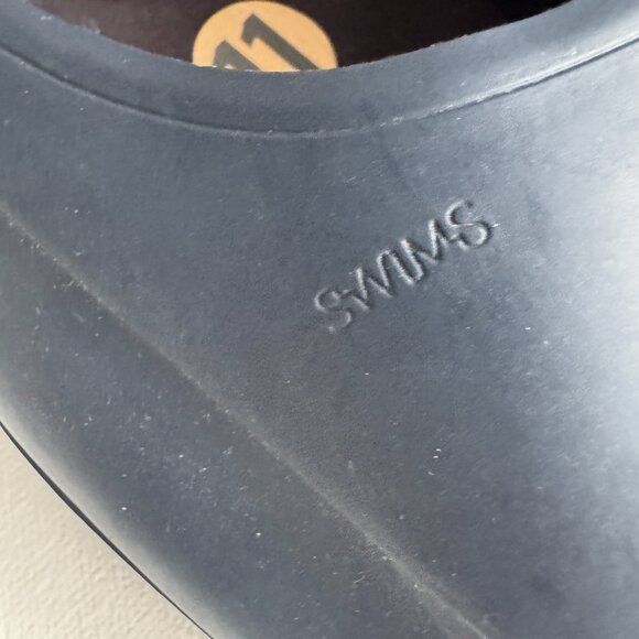 SWIMS Navy Blue Rubber Shoe Boot Covers XL/11 - Picture 3 of 3
